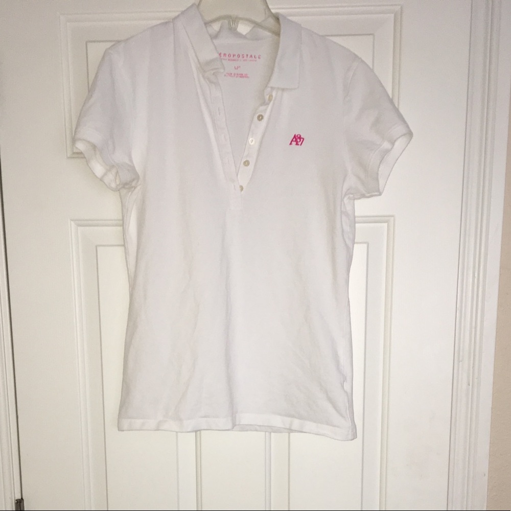 SOLD!! White Aeropostale Polo